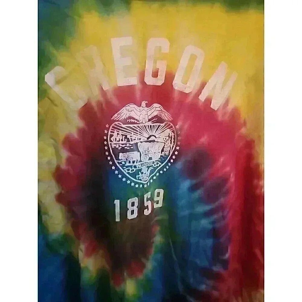 Oregon Tie Dye 1859 Excellent Short Sleeve T Shirt NWT - Men/Unisex 3XL CR6